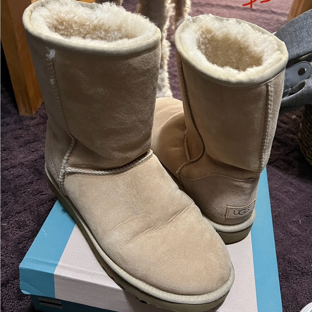Women’s Ugg boots. Sand colored.